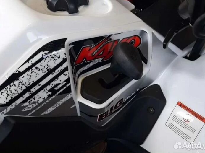 Квадроцикл Kayo Big Bull черно-белый