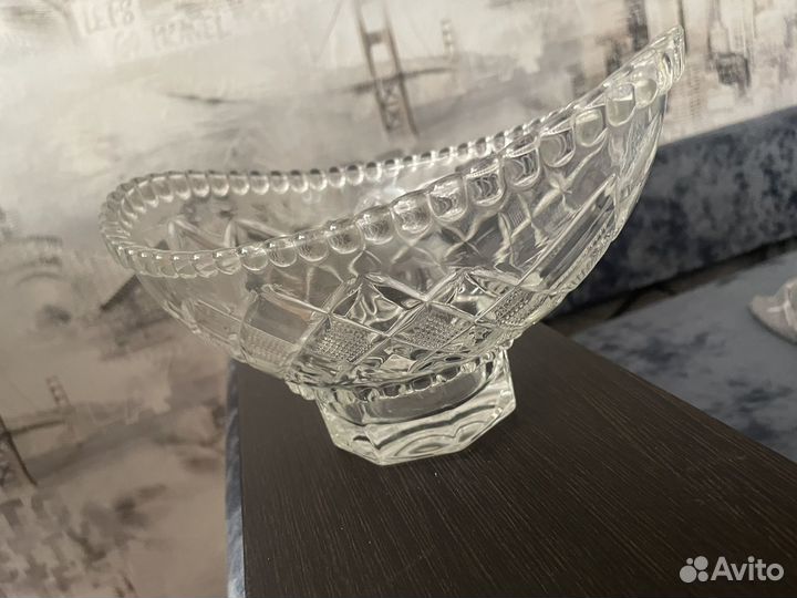Салатник хрустальный
