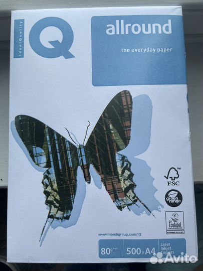 Бумага офисная 