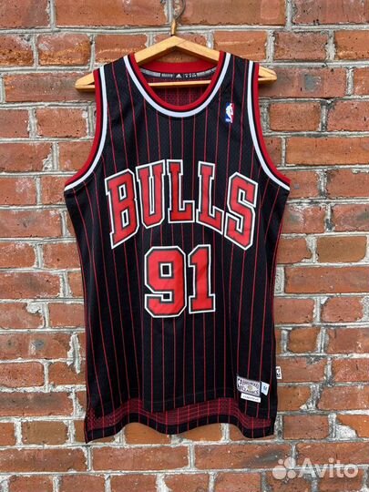 Джерси Chicago Bulls Rodman Adidas nba баскетбол