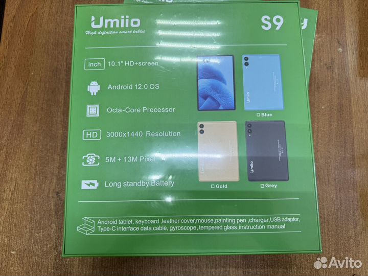 Планшет Umiio S9 6/128 новые