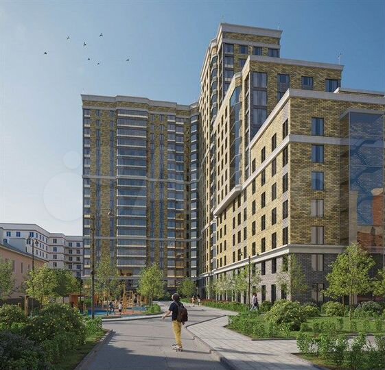 2-к. квартира, 77 м², 17/19 эт.