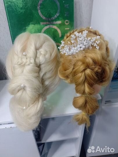 Модель на плетение кос