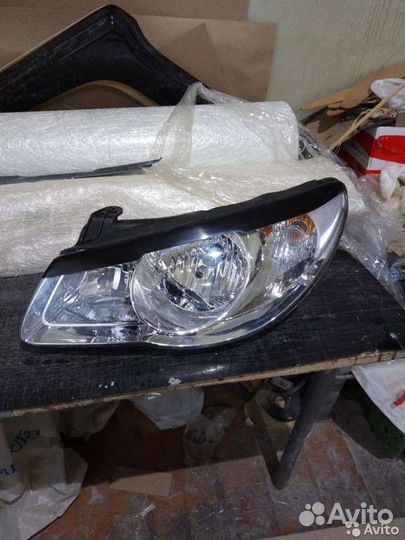 Реснички на фары Hyundai Elantra HD