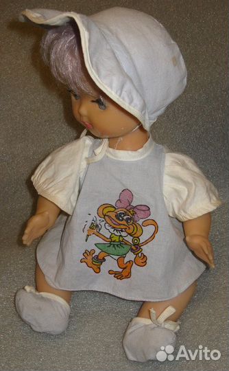Непослушная Аленка кукла СССР 47см Московская фабр