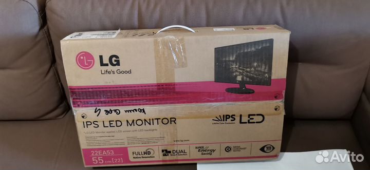 Монитор LG 22EA53 и Philips 226V4L, новые