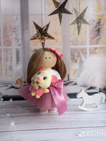 Интерьерная куколка ручной работы