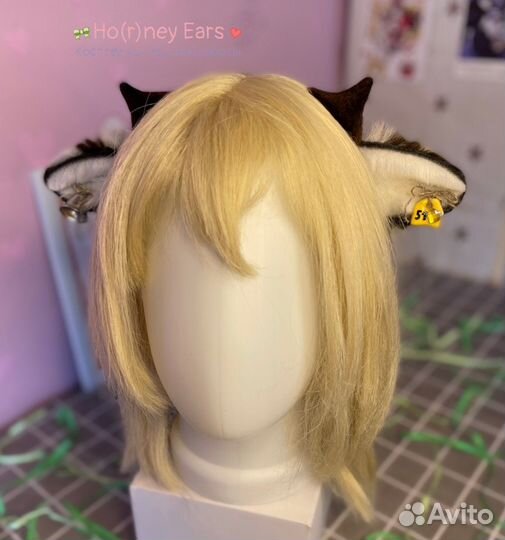 Ушки коровки ручная работа