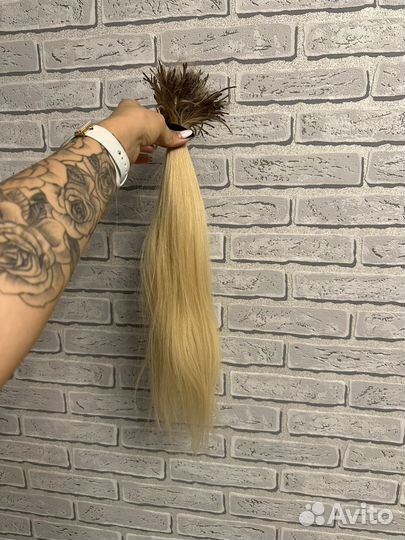 Волосы для наращивания 60 см бу