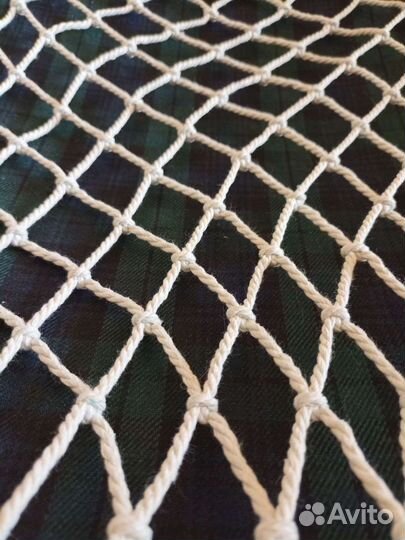 Шаль сетка макраме