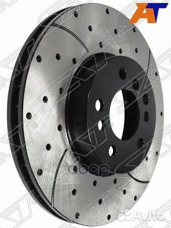 Комплект дисков тормозных передний перфорирован