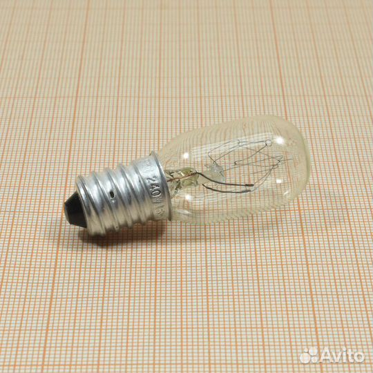 Лампа для духовых шкафов термостойкая, латунь, 220