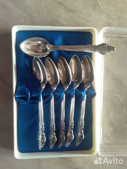 Мельхиоровые ложки СССР кофейные