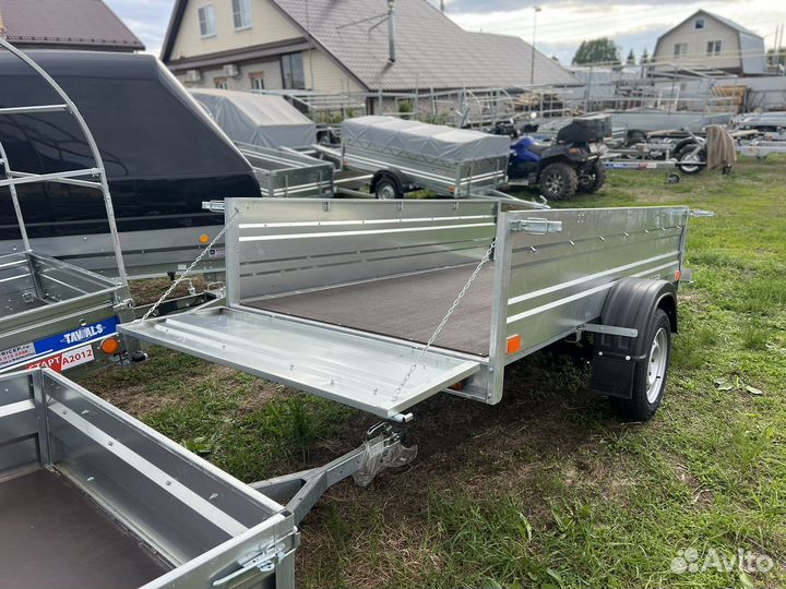 Прицеп оцинк 2.60х1.34 увеличенный борт Спутник