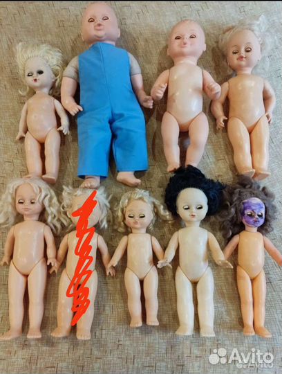 Лот кукол СССР