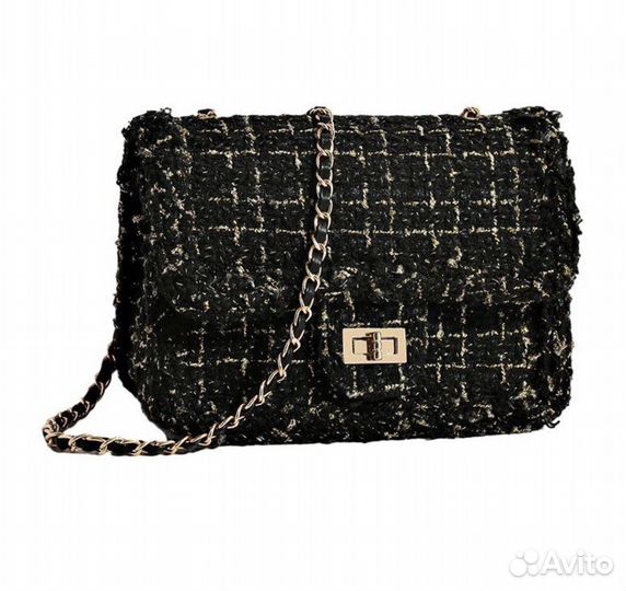 Твидовая сумка