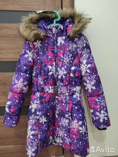 Пальто для девочки зимнее в двух расцветках