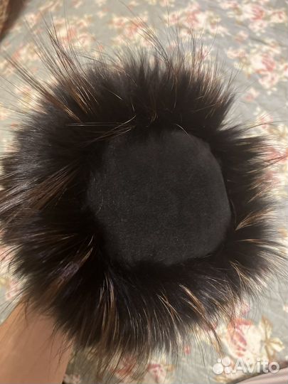 Шапка женская с натуральным мехом