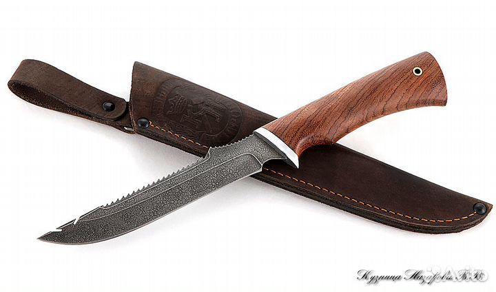 Нож Рыбак 2 хв-5 бубинга с крючком