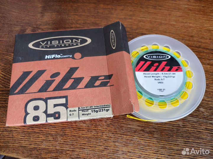Шнур нахлыстовый Vision Vibe 85 #6 интермедиа