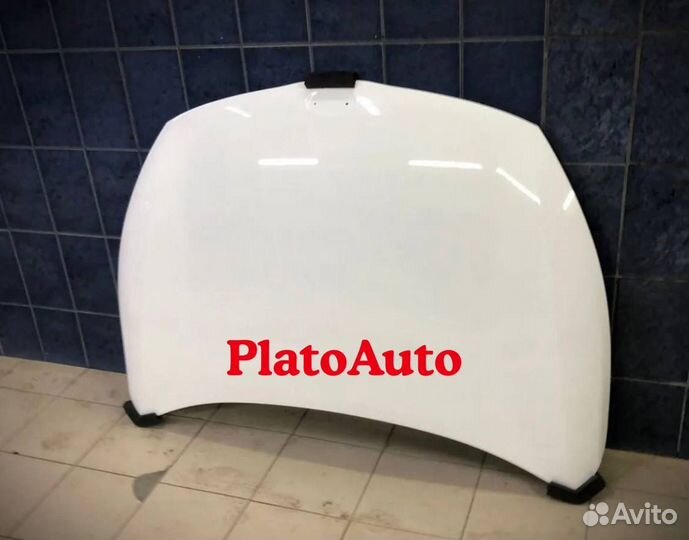 Капот на авто Кия Рио 4 2020 цвет Атлас белый
