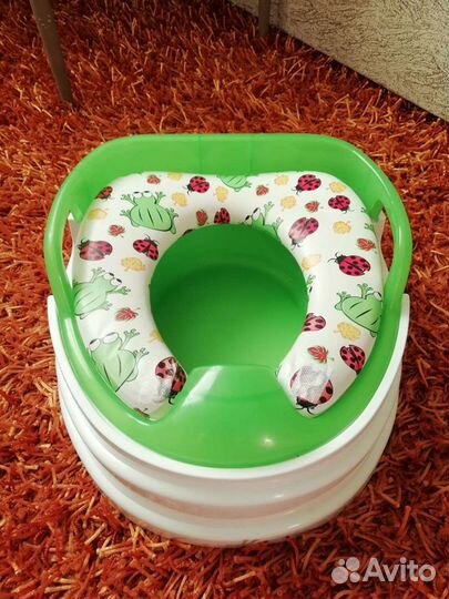 Детский горшок с мягким сидением