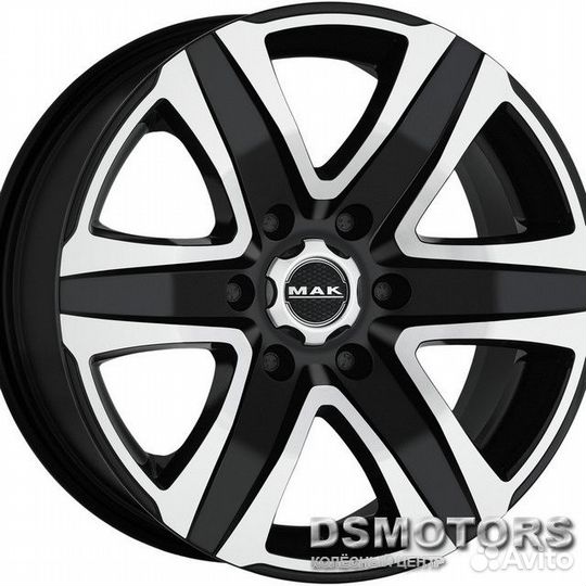 Диски Stone 6 8.0/18 6x139.7 ET50 d93.1 black mirr