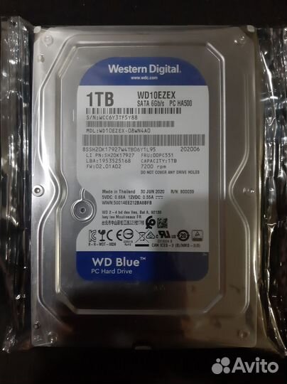 Жесткий диск Western Digital 1 тб