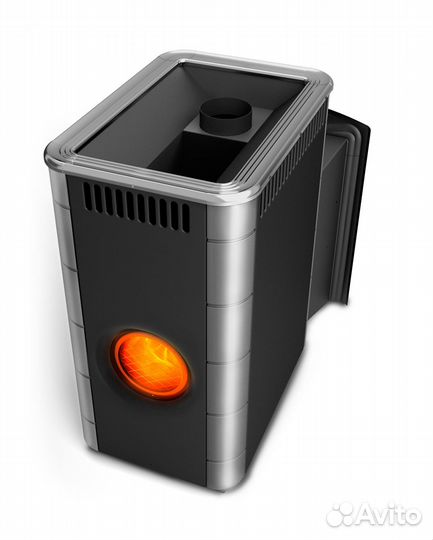 Дровяная печь тмф Аврора inox иллюминатор Витра ан