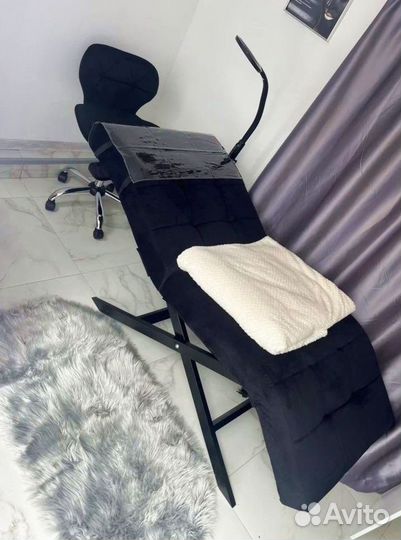 Кушетка анатомическая Квадрат с регулировками изголовья и ног