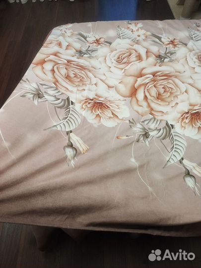 Комплект постельного белья 1.5 сп, хлопковый сатин