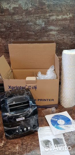 Термопринтер этикеток xprinter xp 365b