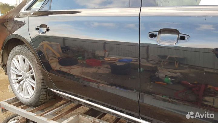 Дверь от audi a8 d4 long 12г. Цвет черный