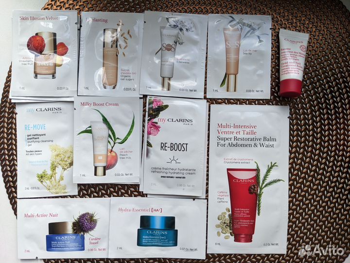 Clarins пробники средств