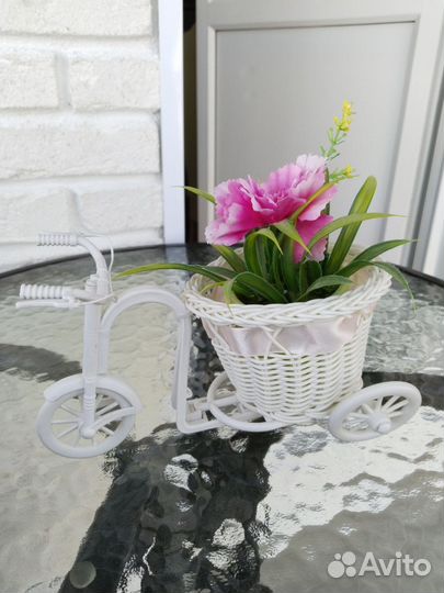 Кашпо велосипед