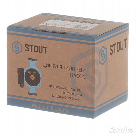 Циркуляционный насос для систем отопления Stout 25