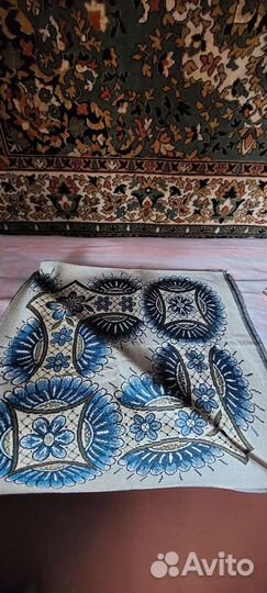 Скатерть лен СССР новая