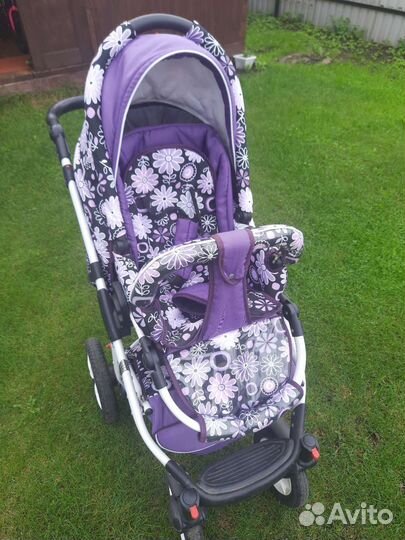Коляска для девочки 2 в 1