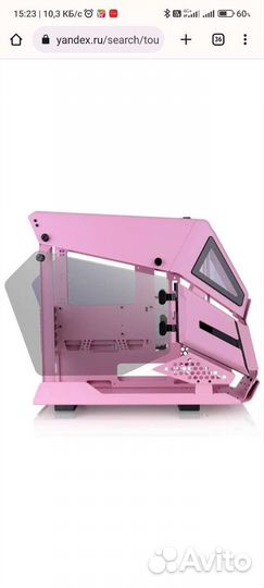 Игровой корпус вертолёт thermaltake AH T200 pink
