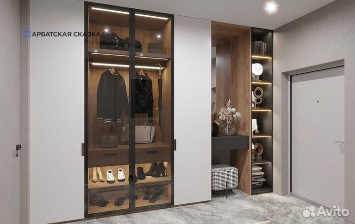 Премиум гардеробные/шкафы на заказ