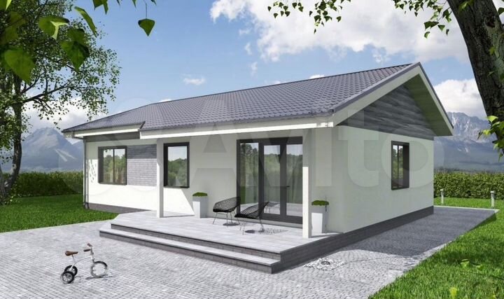 Дом 100 м² на участке 10 сот.