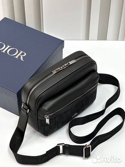 Сумка-мессенджер Dior Rider 2.0 жаккард темный