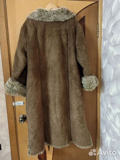 Дублёнка женская тёплая 52-54