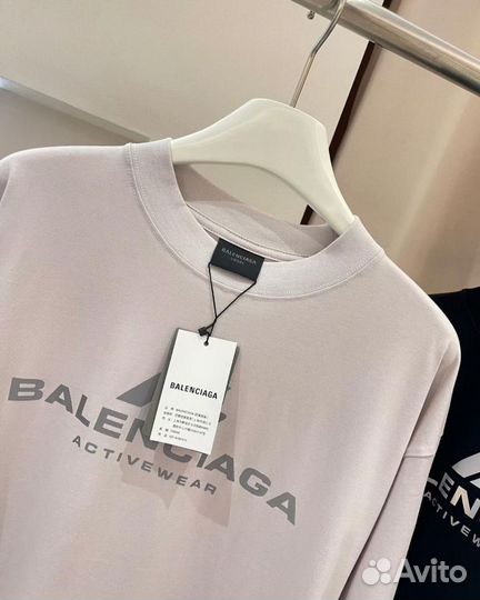 Balenciaga футболка оверсайз (топ 2024)