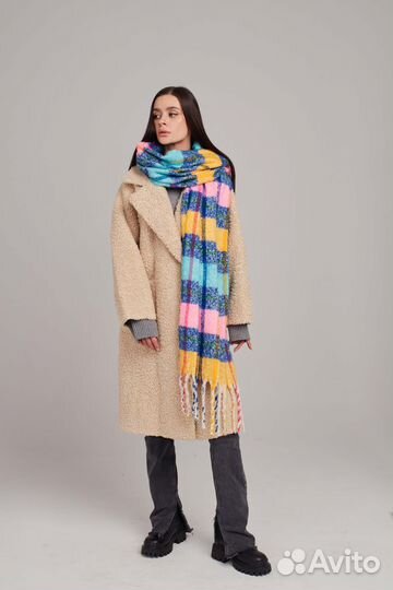 Женский теплый платок