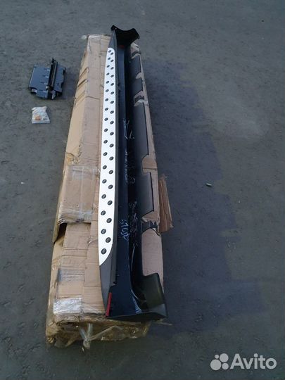 Пороги Hyundai Santa Fe 2010-2012 гг