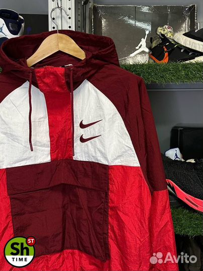 Ветровка Nike Air Swoosh Красная Оригинал