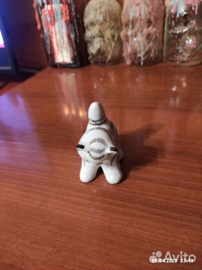 Фарфоровая статуэтка Котёнок СССР