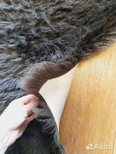 Овечья шкура skold темно коричневая