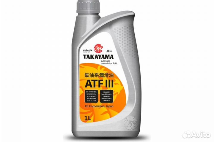 Takayama ATF III (1 л) пластик